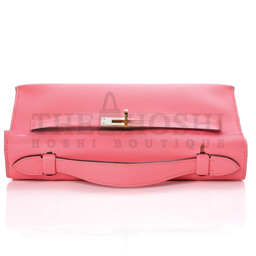H**me5 SWIFT KELLY POCHETTE CLUTCH ROSE AZALEE (22*14*7cm) Master Quality